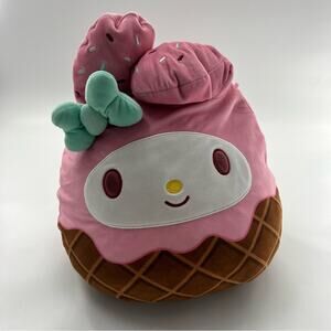 Sanrio Squishmallows Hello Kitty and Friends My Melody Ice Cream Plush 12” Pink